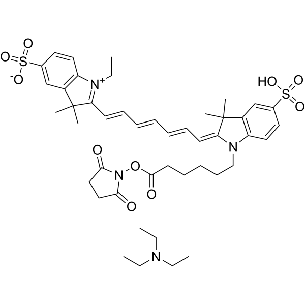 CY7-SE triethylamine (Sulfo-Cyanine7 Succinimidyl Ester triethylamine)